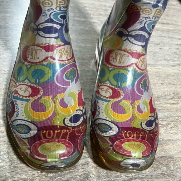 Coach Poppy Pixy multicolored tall rain boots - Picture 11 of 14